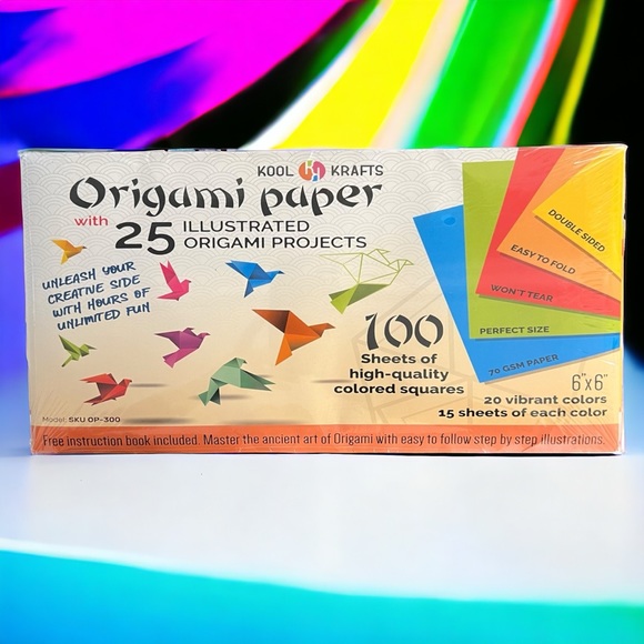 KOOL KRAFTS Origami Paper Kit - Picture 1 of 14